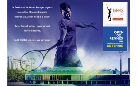Sortie OPEN DE RENNES