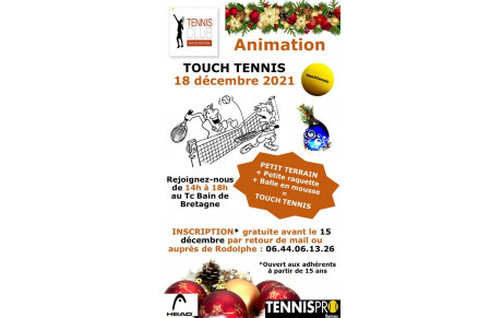 TOUCH TENNIS 18 DECEMBRE 2021