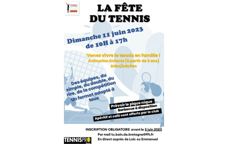 Fête du TENNIS