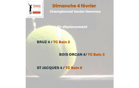 PROGRAMME CHAMPIONNAT EQUIPES